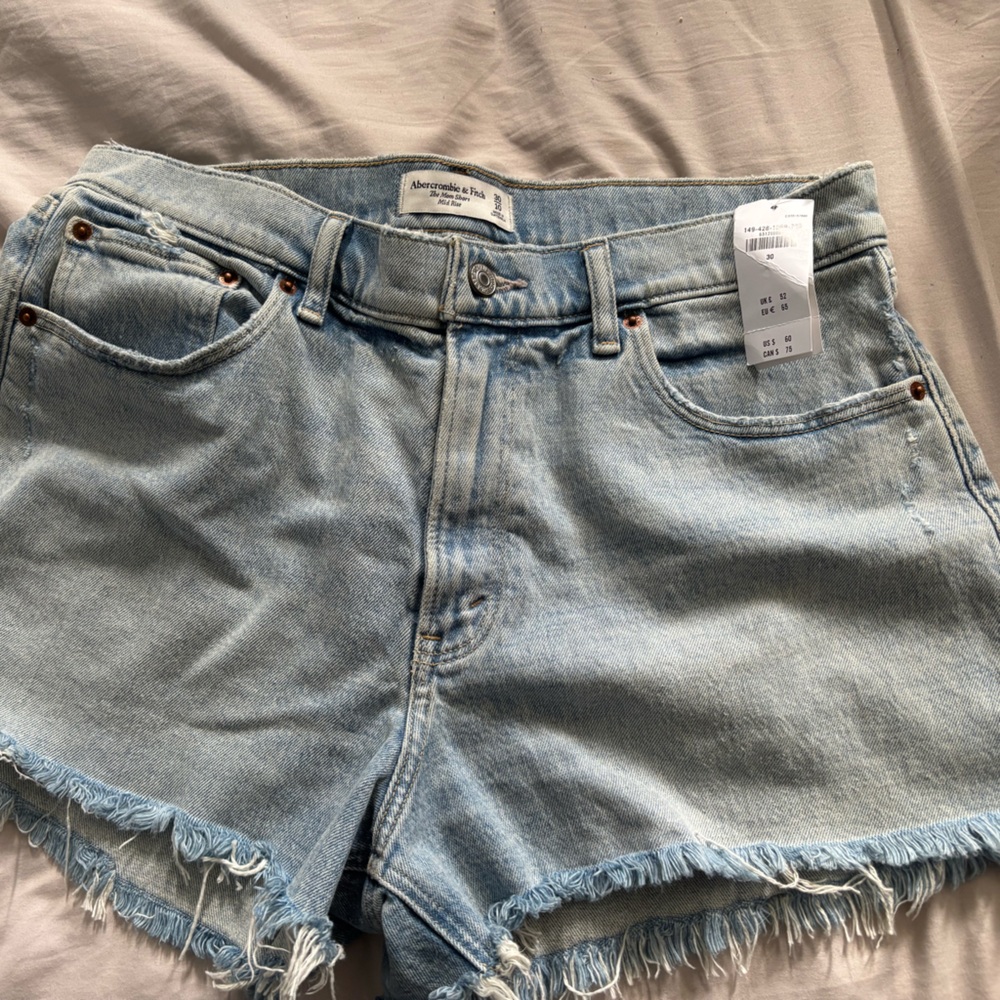 Abercrombie & Fitch Blue Jean Shorts